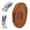 Hebilla de Cordón Elástico Perezoso de 8 mm Sin Atar Cordón de Zapato Elástico de 8 mm de Ancho para Hombres y Niños Sujetador Sin Atar