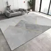 Tapete para Sala de Estar Estilo Ins com Toque de Luxo, Tapete para Limpeza de Poeira de Sofá, Tapete Espesso Refrescante para Cobertura Total do Quarto, Capacho de Fácil Cuidado