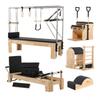 Conjunto de cinco piezas de pilates, cama central, equipo grande, Cadillac Chan, equipo de fitness para yoga y pilates semielevado.