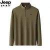 2026 Nueva Sudadera con Cremallera y Cuello Alto para Hombre, Manga Larga, Informal, Deportiva, Primavera y Otoño, Color Sólido, Camiseta Básica para Hombre