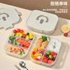 La lonchera se puede meter en el horno microondas. Lonchera Portátil para Estudiante. Caja para Conservar Frutas Frescas con Compartimento Sellado. Lonchera Reductora de Grasa Cuantitativa
