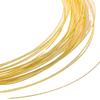 Ouro 14K/18K Fio de Cobre Torcido Cor Duradoura Forma Torcida Flora Pulseira Colar Dourado Tecido Duro Flora
