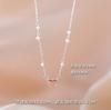 Collar de perlas encantador chapado en plata 925 para mujer 2022 nueva cadena de clavícula nicho de lujo ligero avanzado verano