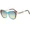 Gafas de sol metálicas personalizadas estilo europeo y americano, gafas de sol de moda para mujer, nuevas gafas de sol poligonales de moda transfronterizas