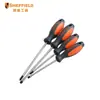 Conjunto de 4 peças de Chave de Fenda de Cassete Suspensa Steel Shield Chave de Fenda Cruzada Conjunto de Chaves de Fenda Manuais S 056003
