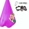 Hamaca de Yoga de Alta Elasticidad para Niños al Aire Libre Columpio Especial para Terapia Sensorial Infantil Columpio para Acampar Interior/Exterior Silla Colgante