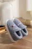 Pantuflas de Algodón Cerradas para Invierno 2024 para Mujeres y Parejas, Zapatos Cálidos Antideslizantes de Interior para Hombres, Engrosadas y Cálidas