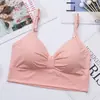 Ropa interior tipo top tubo sin costuras de seda helada para estudiantes femeninas, chicas de secundaria, camisola sexy sin tirantes, estilo delgado de verano