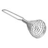 Batidor de huevos de acero inoxidable en stock, batidora de mano doméstica, herramienta para hornear crema de huevo, cocina