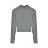 Camisa de cuello en V para mujer, prenda exterior, suéter ajustado negro, primavera 2021, nueva camiseta de manga larga ajustada, base para el cabello