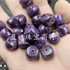 Cristal de Dragão Roxo Contas Estilo Antigo, Contas Soltas, Rocha de Quartzo Roxa, Contas Cilindricas de Jade, Contas Espaçadoras, Acessórios para Joias, Contas de Jade Feitas à Mão