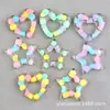 Capa de Celular de Bolinhas Material para Chaveiro DIY Cola de Coração Cola de Chantilly Estrela de Cinco Pontas Acessórios de Resina Pingente de Brincos