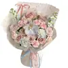 Papel de Pétalos Rasgado a Mano, Papel Floral Grueso en Relieve Tridimensional, Papel de Envoltura de Flores, Papel Dongba, Empaque Floral Hecho a Mano para Manualidades