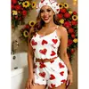 Ropa de casa transfronteriza europea y americana comercio exterior dropshipping AliExpress nuevo pijama de verano con capucha de moda para mujer