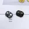 Botón exquisito de alta gama hebilla de diamante transparente estilo Chanel abrigo versátil abrigo botón cosido a mano hebilla de joyería DIY