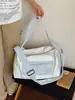 Bolsa de Gran Capacidad para Mujer, Bolso Cruzado de Viaje, Estilo Dopamina Fresco de Verano, Estilo Coreano, Bolsa Versátil para Equipaje de Viaje
