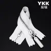 Ykk Nº. Zíper de Metal Fechado com 5 Dentes Prateados, Preto e Branco, para Calças, Braguilha e Bolsos, Grande Quantidade, Preço Excelente