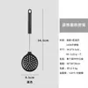 Juego de utensilios de cocina de acero inoxidable con mango de silicona con patrón de diamante, incluyendo espátula, cucharón y utensilios de cocina