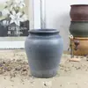 Vaso de Terracota Feito à Mão Cerâmica Grossa Retrô Suculenta Respirável Pequeno Vaso de Flores Vaso de Cerâmica Vermelha para Flores Secas Hotel Decoração de Casa