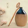 Horquilla de Madera Hecha a Mano de Xiao Li Zi con Diseño Floral Natural, Horquilla de Estilo Chino Tradicional, Nuevo Accesorio para el Cabello Estilo Chino, Hecha en Chongqing, Horquilla Primavera 2026