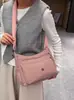 Bolsa al por mayor con múltiples compartimentos para mujer, primavera, gran capacidad, tela de nailon, bolsa para madre, bandolera para mediana edad y ancianos, bolso de hombro casual