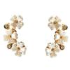Brincos de Prata 925 com Pino Coreanos Doces de Resina com Diamante Brilhante Brincos da Moda Brincos Pequenos Fresh Mori 244