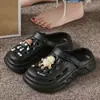 Nuevos Zuecos de Eva 2025 para Mujer, Pantuflas de Verano para Pareja, Calzado Exterior de Moda, Zuecos Antideslizantes de Suela Blanda