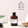 Atacado Estilo Luxo Leve Vaso de Vidro Nórdico Decoração de Casa Acessórios Criativos Enfeites Garrafa Transparente para Hidroponia Vaso Marrom