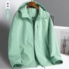 Chaqueta de trabajo con logotipo personalizado, impermeable, desmontable, tres en uno, para otoño.