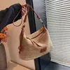 Bolso Trenzado Arcoíris Color-Blocking de Moda Tendencia 2025 Nuevo Bolso de Mano de Verano para Mujer Bolso de Hombro Único Cruzado de Alta Gama