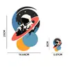 Adesivos de logotipo transfronteiriços para astronautas Amazon Quente Processamento de Roupas Transferência Térmica Mapa Quente em estoque