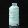 Rollo Grande de Hilo de Algodón Estilo Cielo Estrellado, Hilo para Tejer de Color Sólido, Cordón para Pulseras DIY, Material de Cordón para Abalorios al por Mayor