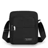Porta-moedas de negócio simples e resistente ao desgaste transfronteiriço, bolsa de ombro casual estilo coreano, bolsa transversal de grande capacidade com múltiplos compartimentos para homens