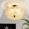 Lámpara de Techo para Dormitorio de Cristal con Forma de Pétalo Francés Lujo Accesible Estilo Retro Mid-Century Nuevo 2025 Lámpara de Techo para Dormitorio Principal