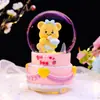 Bola de Cristal Musical con Nieve y Luz Estilo Ins Soñador Nube Flotante Canción de Amor, Exquisito Regalo para Niñas, Dropshipping
