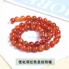 Jingde Jewelry Ágata Amarela Natural Contas Soltas Amarelo Milho Contas Redondas Pulseira Acessórios para Joias DIY Fábrica de Contas Fornecimento Direto