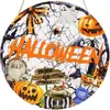 Letrero de Puerta de Halloween para Nuevo Producto Transfronterizo, Letrero de Pared de Madera Retro, Patrón de Fantasma y Murciélago, Colgante Decorativo de Arte