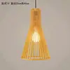 Lámpara Colgante de Madera Estilo Japonés, Iluminación para Sala de Té Zen, Lámpara Nueva Estilo Chino para Restaurante, Lámpara de Mesita de Noche, Linterna para Dormitorio Sala de Estar, Lámpara para Casa de Huéspedes
