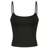Camisola Europea y Americana Transfronteriza Nuevo Sexy Color Sólido Top Interior para Mujer Chica Caliente Ajustado Espalda Descubierta Chaleco Exterior Deportivo