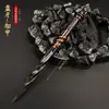 Juego Dark Breakout Arma Circundante Modelo Cuchillo Conejo Rui Conejo Hoja Plegable 22cm Artesanía Totalmente Metálica