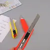 Cuchillo de utilidad para oficina Cuchillo de corte para papel tapiz de acero inoxidable grande de 18 mm Cuchillo para abrir paquetes exprés Cuchillo portátil para abrir cajas