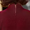 Traje Formal de Casamento Primavera e Outono para Mãe Vestido e Blazer Pequeno de Alta Qualidade para Mulheres de Meia-Idade