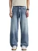 Ropa para Hombre Fengshe / 2026 Primavera y Otoño Nuevo Estilo High Street Americano Pantalones Anchos Sueltos Jeans para Hombre Pantalones Largos Retro