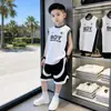 Chaleco de Hielo de Seda de Secado Rápido para Niños Conjunto de Uniforme de Baloncesto Ropa de Verano 2026 Nuevo Modelo Verano Juvenil Fresco Delgado Camiseta