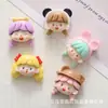 Cara Brillante Serie de Chicas Lindas Accesorios de Resina DIY Hecho a Mano Funda para Teléfono Móvil Pasador Pegatina para Nevera Decoración para Zapatos con Agujero