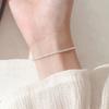 Yuyu dulce simple brillante pulsera de plata transfronteriza japonesa y coreana simple Cielo Estrellado nicho pulsera de lujo ligero