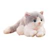 Gato fofo de simulação chamará boneca de pelúcia boneca Ragdoll gatinho infantil gato deitado travesseiro sonoro