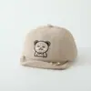 Gorro de Bebé de Dibujos Animados Estilo Japonés Nuevo Gorro de Pana con Pico de Pato Casual para Exteriores para Bebés Suave con Visera Exportación