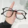 Gafas de Lectura Ultraligeras de Color Marrón Claro con Montura Cuadrada y Redonda para Mujeres de Mediana Edad y Mayores, Montura de Gafas Moderna y Elegante, Luz Azul Anti-Reflejo, Montura Grande, Rostro Pequeño