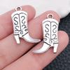 Mezcla 20 Plata Antigua Vaquero Occidental Sombrero de Caballo Cactus Pistola Colgante Creativo DIY Accesorios de Joyería Hechos a Mano